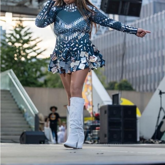 MIRRORED MINIDRESS - Picture 2 of 2